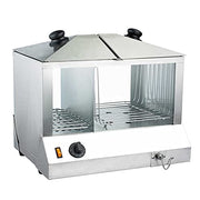 43216 18-INCH HOTDOG STEAMER AND BUN WARMER by Omcan – Stainless Steel, Model 43216 / 40305