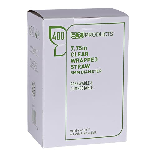 ECO PRODUCTS Wrapped / 9600 / Green Products Straws