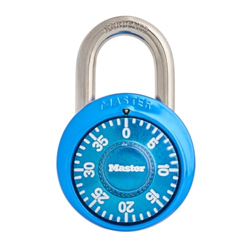 Master Lock Blue / 1 / 1 Pack Combination Padlocks