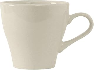 Tuxton BEF-1208 Vitrified China Europa Cup, 12 oz, Eggshell (Pack of 24),