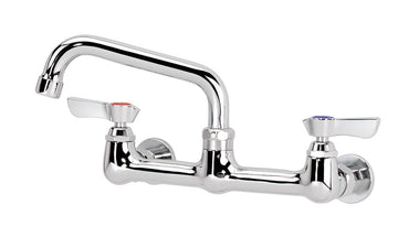 Krowne Silver Series Faucet – 18"L x 12"W x 2"H, Brass, Silver, Model 12-806L