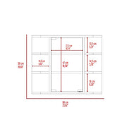 DEPOT E-SHOP Black Wengue / Modern / 1 Medicine Cabinets
