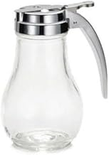 Tablecraft 14 oz Teardrop Glass Dispenser [Set of 12]