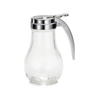14 oz Teardrop Glass Dispenser [Set of 12] by Tablecraft – 14-Ounce, Glass, Clear, Pack of 12