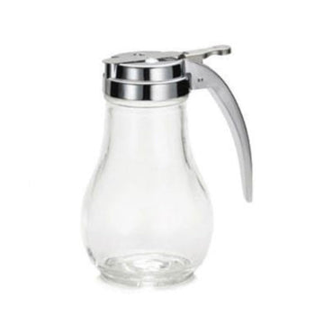 14 oz Teardrop Glass Dispenser [Set of 12] by Tablecraft – 14-Ounce, Glass, Clear, Pack of 12