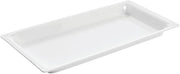 White Plastic Rectangular Tray - 12 7/8"L x 6 1/2"W x 1"H