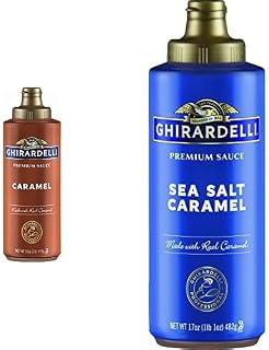 Ghirardelli 16oz Sauce Variety Pack: Caramel & Sea Salt Caramel