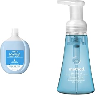 Method Foaming Hand Soap Sea Minerals Refill 28 oz & 10 oz Bottles Biodegradable Formula