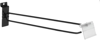Black Slatwall Flip Scan Hooks, 11inch, 99284
