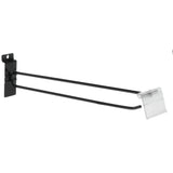 Black Slatwall Flip Scan Hooks by Retail Resource – Model FS600SWFM11BKFS