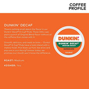 Dunkin' Original Decaf / 44 Count (Pack of 1) / coffee Single-Serve Capsules & Pods