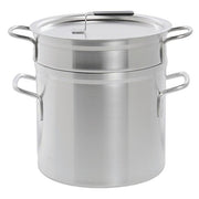Aluminum Double Boiler w/ 11 Qt Inset and 12 Qt Pot by Vollrath – Aluminum, Silver, Model 67711