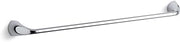 Kohler 37051-CP Alteo Bathroom Towel Bar, 24 inch, Installation Tools Included, Corrosion Resistant, Premium Metal Construction, Polished Chrome