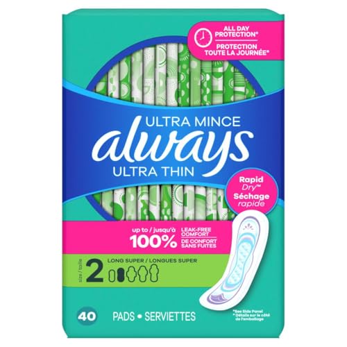 Always 40 Count (Pack of 1) / Without Wings / 1 Panty Liners