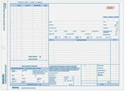 RED4P487 - Rediform 3-Part Auto Repair Order Forms