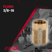 E-Z LOK 3/8-16 Pack of 10 / 3/8-16 / Gold Press-In Inserts