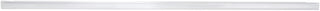 Bugambilia Fit Perfect White Aluminum Spacer Bar - 20 3/4"L x 1/2"W