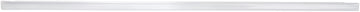 Bugambilia Fit Perfect White Aluminum Spacer Bar - 20 3/4"L x 1/2"W