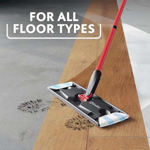 O-Cedar H2prO + 1 Refill / Red / 1 Dust Mops