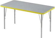 Correll Laminate Activity Tables with Gray Granite Finish A2436TF-REC-15-14-38