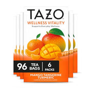 TAZO Mango Tangerine Turmeric / 16 Count (Pack of 6) / 1 Herbal