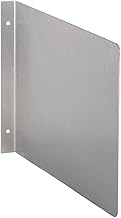 BK Resources Universal Side Splash, Fits 9x9" Wall Mounted Hand Sinks, T-304 16 ga. Stainless Steel, 14-1/2"W x 9-1/2"H, Mounts to Wall & Sink