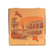 KITCH24/7 Brown / 14 x 14 x 2 / 14.0 ounces Pizza Boxes