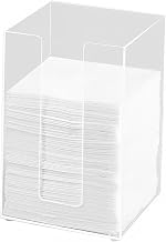 Cal-Mil 635-12 Classic Napkin Organizer, 8" Height, 5.5" Width, 5.5" Length, Clear (Pack of 2)