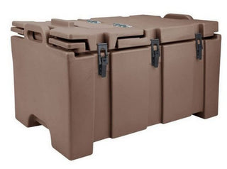 (100MPCHL131) Top-Load Food Pan Carrier - Camcarrier® 100 Series by Cambro – Plastic, Dark Brown, Model EKM196C