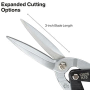 KLEIN TOOLS Long Nose Straight-Cutting / 3 inches / Orange Nippers & Snips