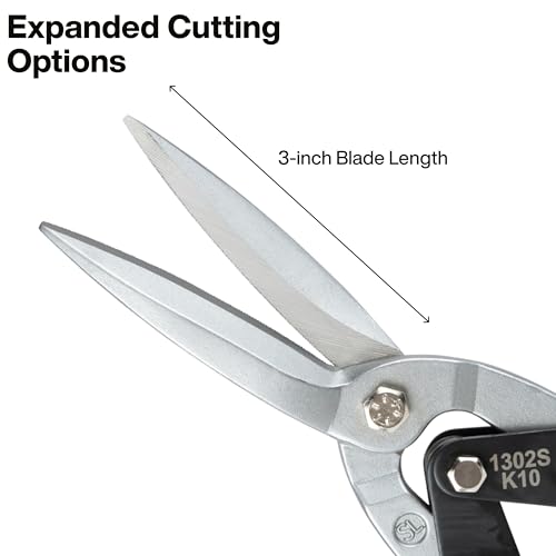 KLEIN TOOLS Long Nose Straight-Cutting / 3 inches / Orange Nippers & Snips