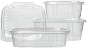 Genpak Carryout Food Container Hinged 8 oz Deli - 5 3/8"L x 4 1/2"W x 1 1/2"H 200 Per Case