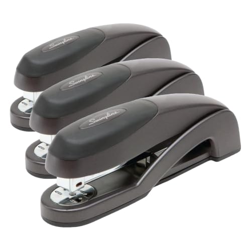 Swingline Black / Pack of 3 / Music Desktop Staplers