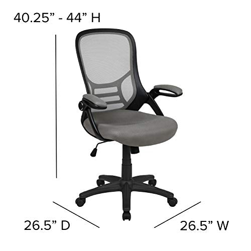 Flash Furniture Light Gray / Set of 1 / Contemporary Home Office Desk Chairs