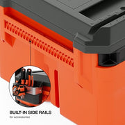 KLEIN TOOLS Medium / Orange / 100.0 pounds Tool Boxes
