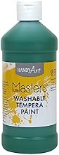 Rock+Paint+%26+Handy+Art+RPC211745-6+16+oz+Little+Masters+Washable+Paint44%3b+Green+-+6+Each