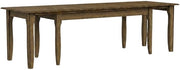 Starlight Canyon Home Toasted Java 3-Leaf Extension Dining Table, Asian Hardwood, Distressed Finish, Seats 10, Transitional Style