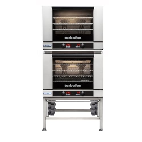 Moffat (2) Ovens | Digital | 220-240V / Silver / 2 Commercial Ovens
