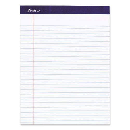 Letter & Legal Ruled Pads by Ampad – White, Model 20315