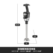 Waring 14" Shaft / Stainless Steel / Immersion Blenders Countertop Blenders