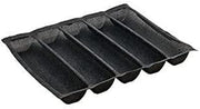 Winco 18" x 13" Black Silicone Bread Form | Oven, Microwave, Great for Cooking, Food Preparation and Restaurant Kitchens