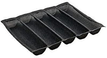 Winco 18" x 13" Black Silicone Bread Form | Oven, Microwave, Great for Cooking, Food Preparation and Restaurant Kitchens