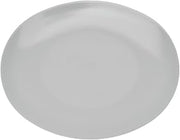 HUBERT Oval White Platter - 14 1/2" L x 11 3/4" W