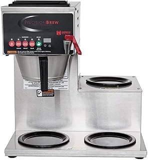 Grindmaster B-3WR PrecisionBrew Digital 64 oz Coffee Brewer 3 Warmers Right Side