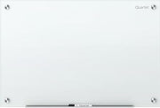 Quartet Dry Erase Board, Glass Whiteboard 96"W x 48"H, Non-Magnetic, Infinity, White (G9648NMW)