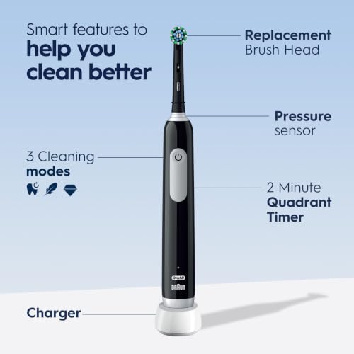 Oral-B Black / 1 Count (Pack of 3) / Handle Sonic