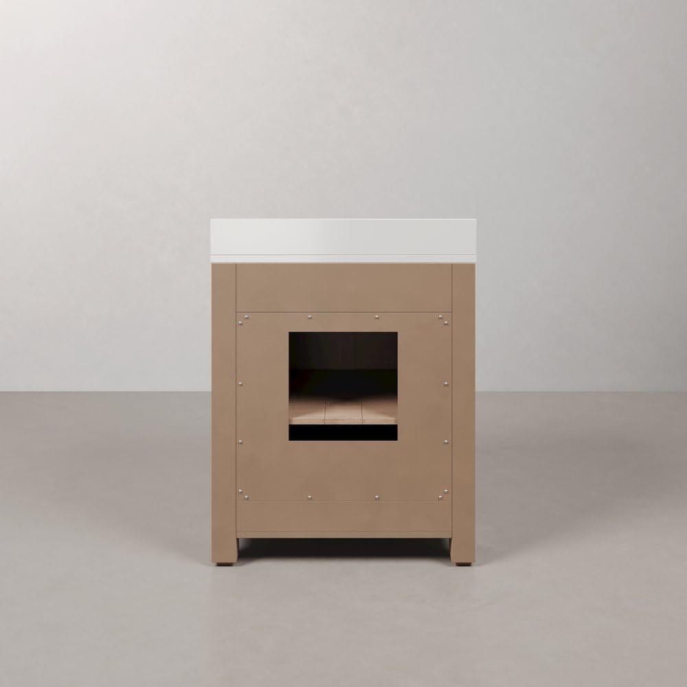 Water Creation 30" Width / Toffee Latte / 1 Bathroom Vanities