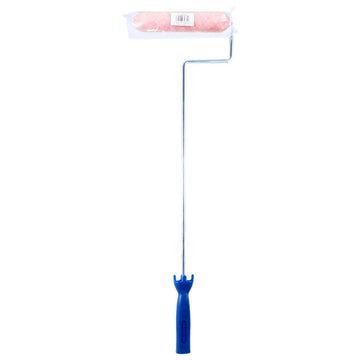 RollerLite 6" x 1/2" All Purpose Mini Roller Cover with 24" Frame by Roller Lite – 1/Pack, polyester, Pink/Blue, Model 624-AP050