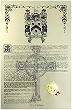 Hussmann Coat of Arms, Family Crest and Name History - Celebration Scroll 11x17 Portrait - Germany Origin