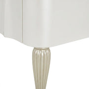 Display Cabinet Creamy Pearl with Glass Doors by Bison office – Solid; Manufactured Wood, Beige